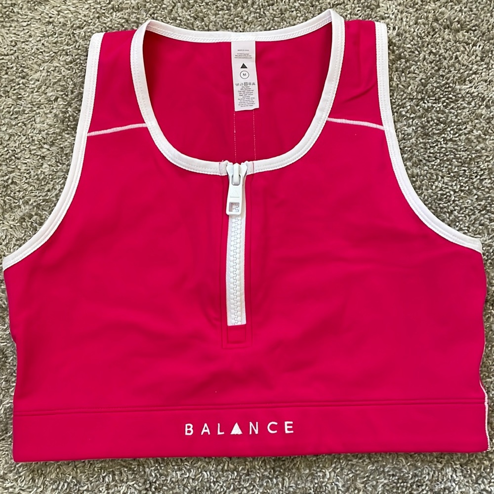 Balance Athletica/ Vitality Quart Zip bra